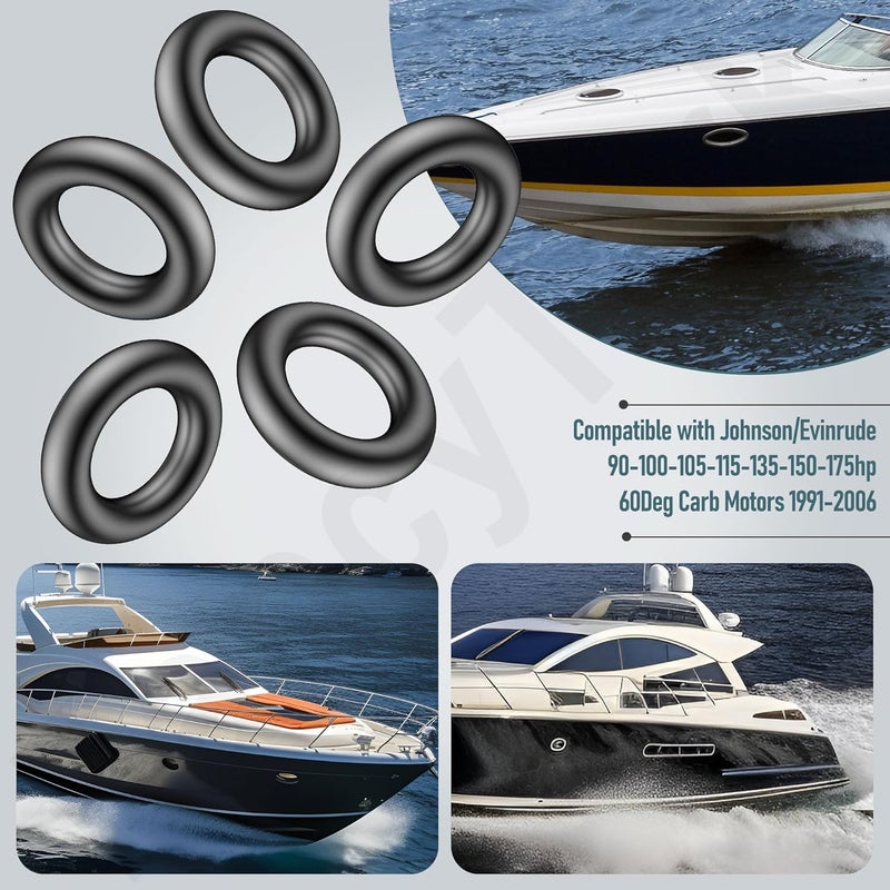 FancyTark 26 Pack 335362 0335362 O-Ring Seals for Johnson/Evinrude 90-175hp 60Deg Carb Motors 1991-2006 - Image 4